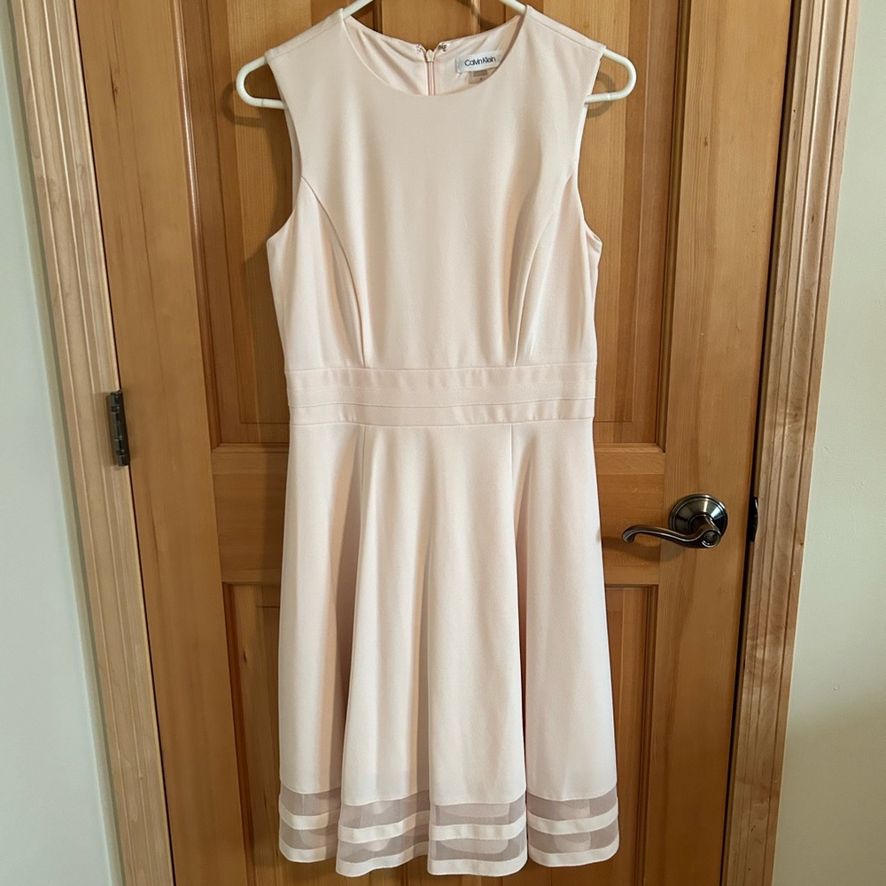 Calvin Klein fit and flare dress.